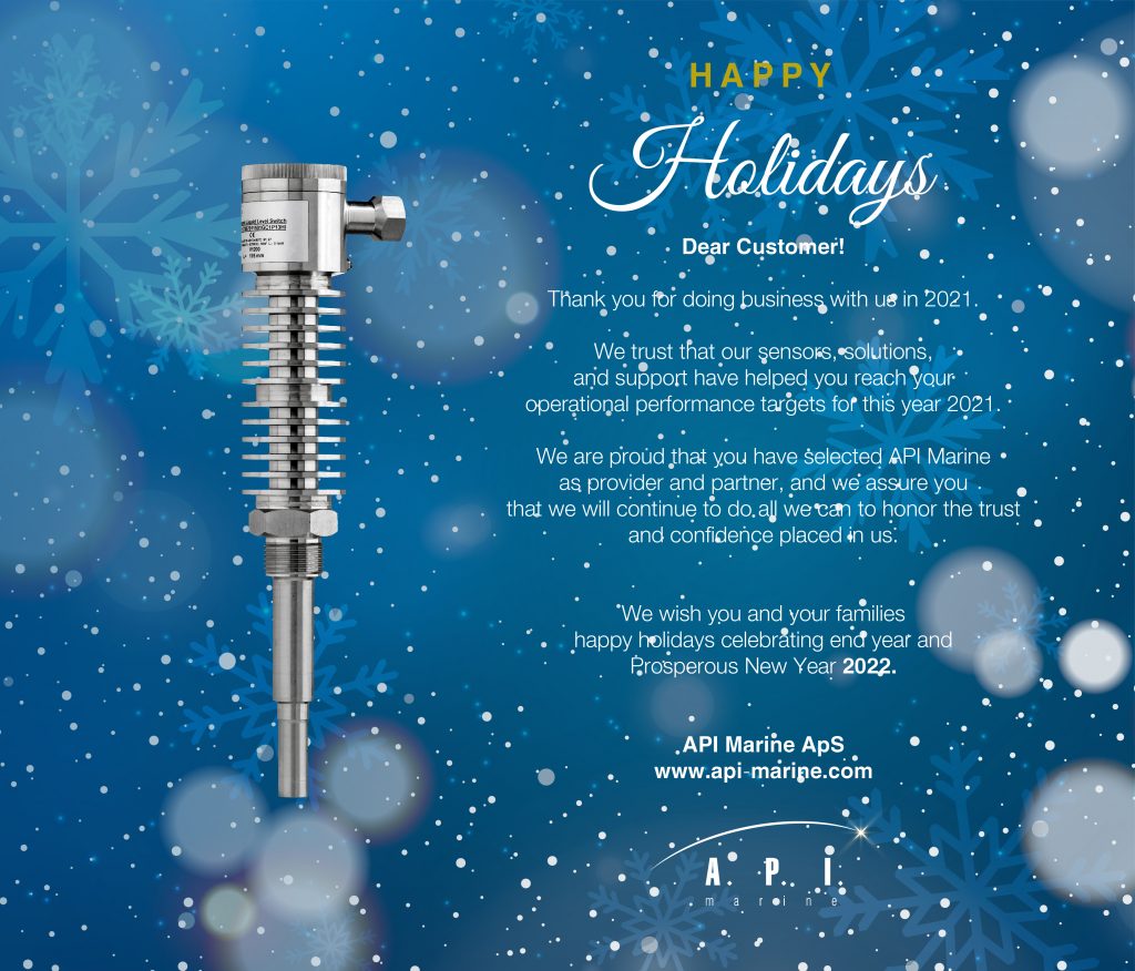 Happy Holidays & Season Greetings from TEAM API Marine