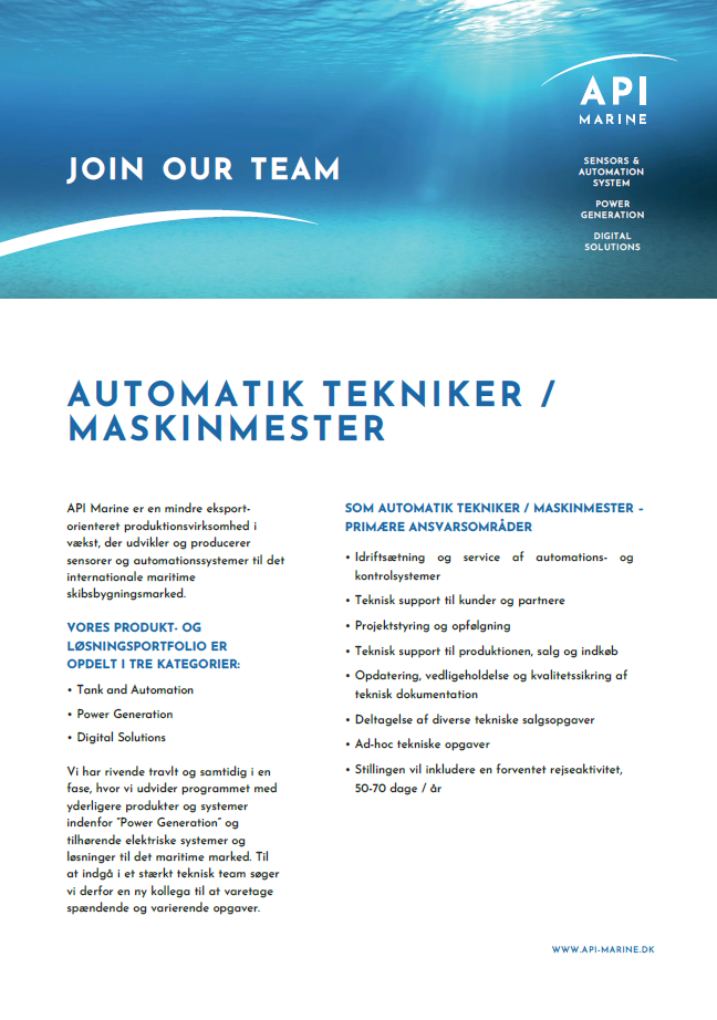 Automatik tekniker-maskinmester