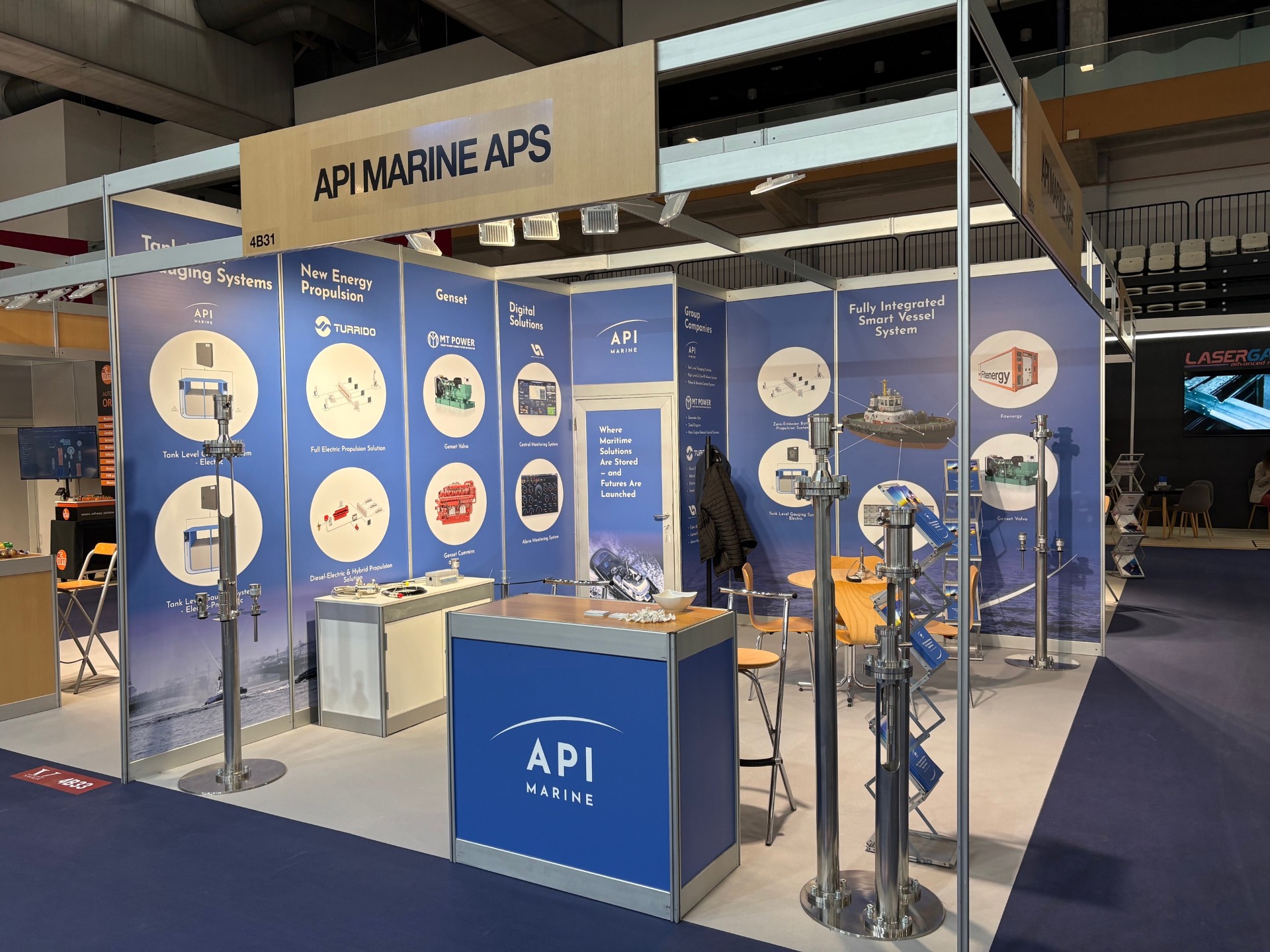 API Marine ApS stand at Navalia 2026