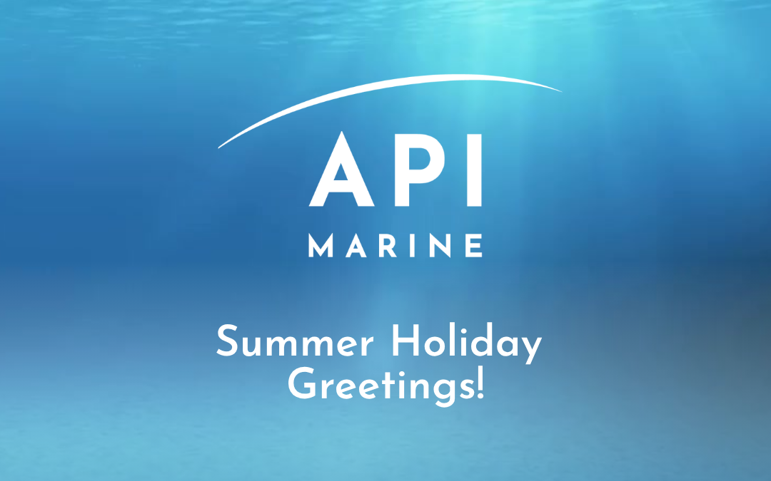 Happy Summer Holidays from all of us at API Marine!